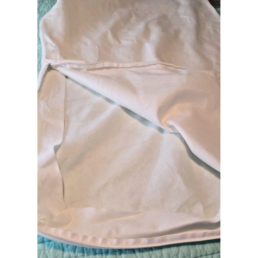 Newton Baby Crib Mattress Cover Protector White Zip Closure Standard Crib Size